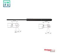GAS SPRING BOOTCARGO AREA 2110248 FOR HYUNDAI ix35/SUV TUCSON/IX35/II 2.0L 4cyl