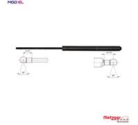 GAS SPRING BOOTCARGO AREA 2110385 FOR SMART M160.910/160E6ALB05 0.6L 3cyl