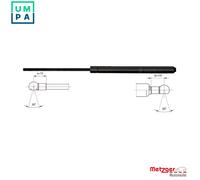 GAS SPRING BOOTCARGO AREA 2110534 FOR HONDA CIVIC/VIII/Hatchback R18A2 1.8L 4cyl