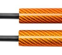 Gas spring For Cupra For Formentor 2020-2023 Hood Hydraulic Damper Front Bonnet Refit Piston Rods(Orange Carbon Fiber)