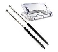 Gas Spring Installation Kit Compatible with Seitz Dometic Heki 2 Rooflight. Skylight for Caravan or Motorhome Spares and Accessories. (Gas Struts Only.)