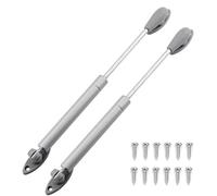 Gas Spring Lid Stay 30N Soft Close Support,Silver,40N | 30N pneumatic lid stay with 270mm length and 90mm stroke, designed for quiet soft-close support in cupboards and wardrobes