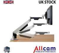 Gas Spring Monitor Arm Desk Stand Mount for LCD TV / Monitors w/ horizontal arms