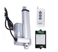 Gas Spring Powerlift DC 12V/24V Electric Linear Actuator With RF Remote Controller 20mm 30mm 50mm 100mm 150mm 200mm~450mm Stroke Linear Drive Motor Liftgate Actuator(12V Stroke 450mm,1000N 5mm S)