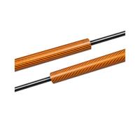 Gas Springs For Mazda RX8 RX-8 2003-2007 2008 2009 2010 2011 Auto Front Hood Bonnet Gas Struts Shock Absorber DamperLift Support 1pair Hood Struts(Orange Carbon Fiber)
