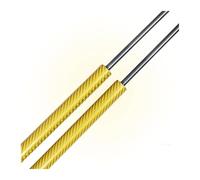 Gas Springs For SsangYong For Korando C300 2019-present Front Bonnet Gas Springs Shock Absorbers Lift Supports Dampers 2 Hood Struts Hood Struts(Yellow Carbon Fiber)
