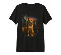 Gas Station Labrador Dog Trucker Premium T-Shirt