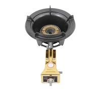 Gas Stove 1 Burner,25KW Liquefied Gas Stove,Integrated Cast Iron Pot Rack,with Flameout Protection Device,Energy and Gas Saving,for Home and Commercial Use(37cm)