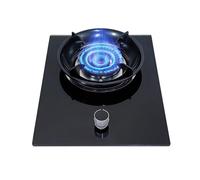 Gas Stove 1 Burner,4.2kW Tempered Glass Cooktop,Stepless Flame Control and Thermocouple Protection,for Yacht Camping Outdoor Cooking(NG)
