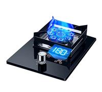 Gas Stove 1 Burner, 5.2KW 9-cavity Timed High Flame, Black Tempered Glass Cast Iron Pot Rack, Suitable For Home Kitchen, Freestanding Stove Camping Outdoor (Size : LPG)