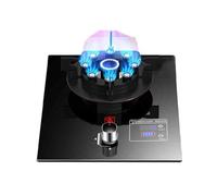 Gas Stove 1 Burner,5.2KW Tempered Glass Gas Stove,Natural Gas/Liquefied Gas Conversion Stove,Tabletop/Embedded,with Safety Shutoff Device and Timer(LPG)