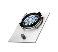 Gas Stove 1 Burner, 5.5KW Cooker Portable, Gas/LP Gas Conversion Stove, Stainless Steel Catering Indoor Regulators, with Flameout Protection(NG)