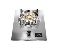 Gas Stove 1 Burner,7.2KW Nine-cavity High-fire Timer,Gas/LP Gas Conversion Stove,Stainless Steel Indoor Regulators,with Flameout Protection,for Home Kitchen(LPG)