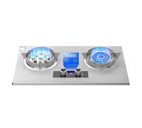 Gas Stove,2KW Nine-chamber Fierce Fire Gas Stove,Detachable Burner and Fully Windproof Stove Frame and Copper Fire Cover(LPG)