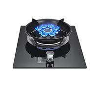 Gas Stove, 7.0KW-9 Cavity High Flame Cast Iron Pan Support, Freestanding Stove, Portable Gas Stove With Hose Energy Saving Flameout Protection (Size : NG)