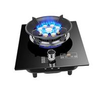 Gas Stove - 7KW Tempered Glass Burner, Portable & Timer Function, Anti-scald Reminder, Desktop/Flush Mount Cooker - Gas Stove