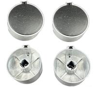 Gas Stove Ignition Button Knobs, 8mm Replacement Switch for Natural Gas and Liquefied Petroleum Gas Cooktops, PC Material, Dual Pack (2(A)