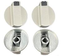 Gas Stove Ignition Button Knobs 8mm Shaft for Natural Gas and Cookers, Replacement Control Switch Dials, PC Material, Dual Pack Kitchen Appliance Repair Parts(B)
