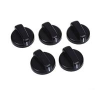 Gas Stove Knob, 5PCS Replacement Black Control Switch Knob Stove Knob Gas Stove Knob for Stove Repair Accessories