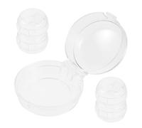 Gas Stove Knob Safety Covers 6pcs PC Kitchen Guards | Heat Resistant, Universal Fit Design, Blocks Oil and Dust, Simple Installation for Home Safety