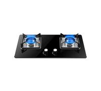 Gas Stove Portable Outdoor for Camping,Efficient 2 Burner Portable Gas Hob,Built-in Dual-purpose Gas Stove,for Home(LPG)