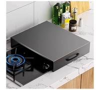 Gas Stove Protective Cover, Steel Hob Cover Multiple Sizes 35-40x45-50x7-9cm(35x45x7cm)