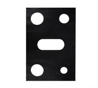 Gas Stove Protector Mat 5 Burner Heat Resistant Black