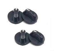 Gas Stove Switch, 4 Pack Plastic Knob, Replacement Button for Standard Cookers, Install Ergonomic Control, Black Kitchen Repair Part