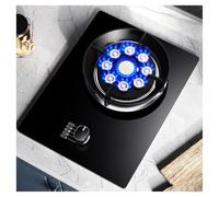 Gas Stove with 1 Burner,5.2KW Kitchen Counter Top Stove,Gas/LP Gas Conversion Stove,Tempered Glass Cast Iron Pot Rack,with Flameout Protection,for Home Kitchen(LPG)