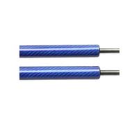 Gas Strut Complete Front Hood Strut For Skoda For Octavia 3Rd Scout | front left and right of the car,Aluminum / Carbon Fiber / Stainless Steel(Blue Carbon Fiber)