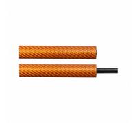 Gas Strut Complete Front Hood Strut For Skoda For Octavia 3Rd Scout | front left and right of the car,Aluminum / Carbon Fiber / Stainless Steel(Orange Carbon Fiber)