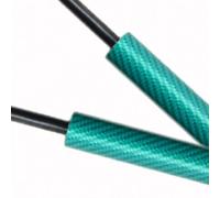 Gas Strut Complete Hood Bonnet Shock For Civic MK8 2005-2007 2008-2012 | Steady Lift Force,Firm Bonnet Hold,Safe Access(Green Carbon Fiber)