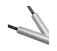 Gas Strut Complete Hood Bonnet Shock For Kia Stonic KX1 2017-Present | Steady Lift Force,Firm Bonnet Hold,Safe Access(Silver Carbon Fiber)
