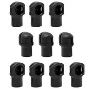 Gas Strut End Fittings for 10mm Ball-Stud (10 Pack) - Black M6 Female Thread - Gas Spring Strut Lift Support Sockets RT-60-00006 (10)
