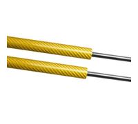 Gas Strut Fitted Hood Bonnet Shock For Roewe 750 2006-2016 For MG 750 | 2 Pcs / 1 Pair,2 Front Hood Strut 1 Accessories Set,Complete Set,Ready to Fit(Yellow carbon fiber)