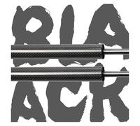 Gas Strut For Mitsubishi For Lancer For Evolution EVO 7 8 9 2001-2008 Gas Strut Lift Support Front Bonnet Modify Hood Damper Front Bonnet Gas Struts(Black Carbon Fiber)