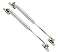 Gas Strut Slow Down Lift Stay Support, Pack of 2 Gas Spring Strut Hydraulic Support Rod for Cabinets Silver 265mm 20N-300N(Copper Core,80N)