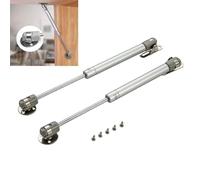 Gas Strut Stay, Cabinet Door Hinges Gas Spring Damper Soft Close Silver 20N-200N Pack of 2(50N (5KG) (Pack of 2))