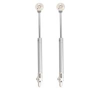 Gas Strut Telescopic Support Rod for Cabinet Lid Stay Hinge | Silent Operation, Buffered Closing, Easy Installation, Anti-clamping Design, Silver Finish for Lift Support Use
