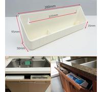 Gas Struts 20N (4.4lb) Force, 18cm (6 Inch) Cabinet Lid Support for Toy Boxes, Toolboxes and Cabinets, Stainless Steel + Nylon Construction, Includes 2 Struts(Black)