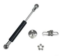 Gas Struts 6 Inch Lid Support with 20N Force for Cabinets and Toy Boxes, Made of Steel and Plastic, Provides Reliable Lid Lift and Wide Opening Range (Silver)