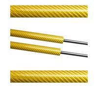 Gas Struts Rear Boot Tailgate For VW Amarok 2010-2020 Rear Tailgate Shock Assist Slow Down Gas Struts Easy Up Lift Support Damper Rod Arms(Yellow carbon fiber)