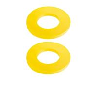 Gas Suspension Shock Absorbers Universal Shock-Absorbers Pad Bushing Protector Rubber Ring For VW For Golf MK4 For Jetta For Bora Bushing Hood Seal Front Bearing Top(2pcs yellow)