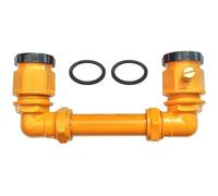 Gas System Pressure Testing Bridge Tool Commissioning with No Meter Needed Gas Meter Bypass Simulate & Test Boilers Pre-Meter Direct Replacement for U6 G4 E6 Gas Meter with 152.4mm Centres