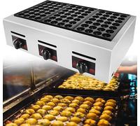 Gas Takoyaki Maker, Large Capacity Octopus Ball Machine with Non-Stick Coating for Restaurants, Snack Bars, Food Courts, Hotels, and Catering