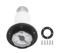 Gas Tank Cap Gauge, High Accuracy Temperature Resistant Sealed Mechanical Fuel Cap Meter with Float for Yachts Cars Trucks ATVs (100mm)