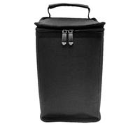Gas Tank Protective Bag 600D Oxford Cloth Camping Lantern Gas Tank Bag Anti-Collision Portable Gas Tank Storage Bag with Handle for Outdoor Camping Cooking Travel Picnic (Black Small)