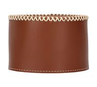 Gas Tank Protective Case PU Leather, Fuel Cylinder Canister Storage Cover, Outdoor Camping Gas Tank Storage Bag with Breathable Design, Scratch and Durable for Cooking Ga (Dark Brown)