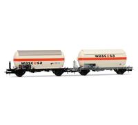 Gas Tank Wagon Rolling Stock 2-Axle Freight Train Model Wascosa SBB 1:87 H0 2pcs