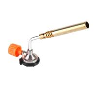 Gas Torch, BiuZi 1Pc Stainless Steel and Copper and ABS Flamethrower Burner Butane Gas Blow Torch Hand Ignition Camping Welding BBQ